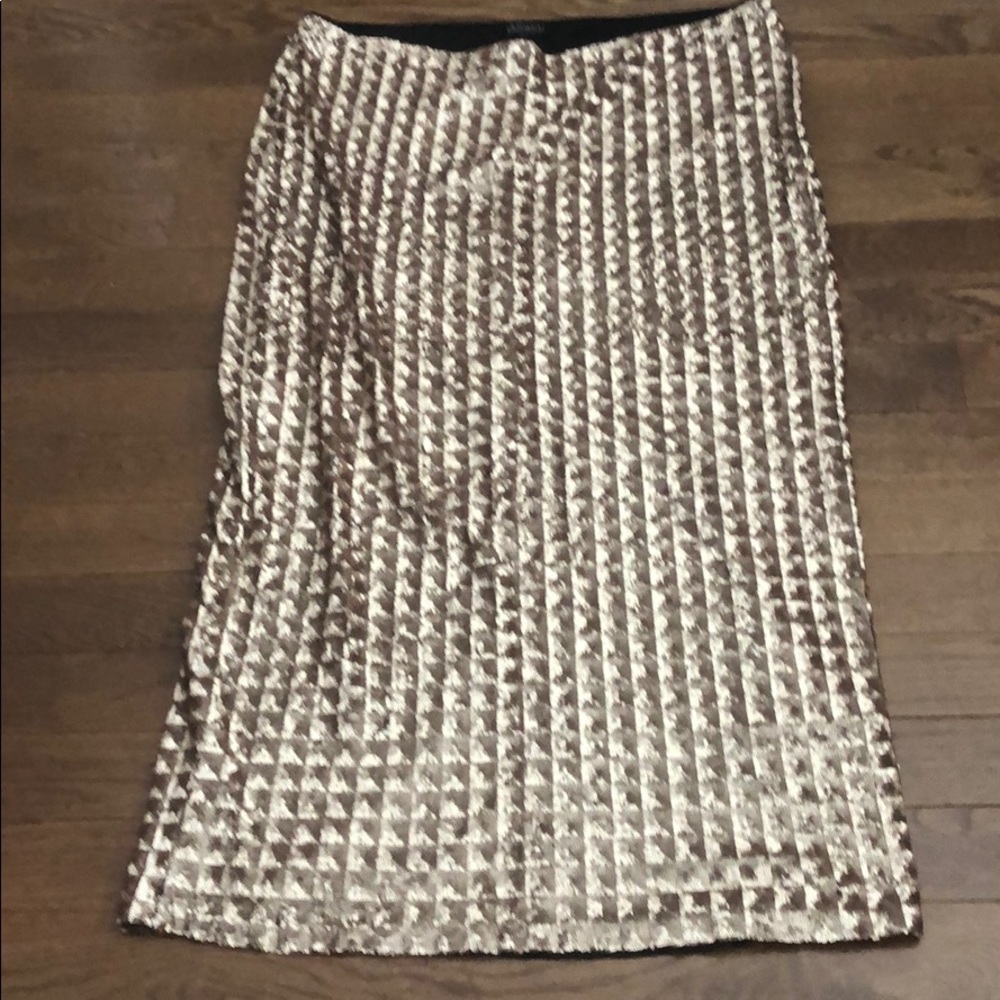 ELOQUII ROSE GOLD SEQUIN MAXI SKIRT SZ 24